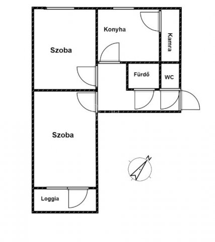 Eladó téglalakás, Kecskeméten, Tinódi utcában 33.9 M Ft