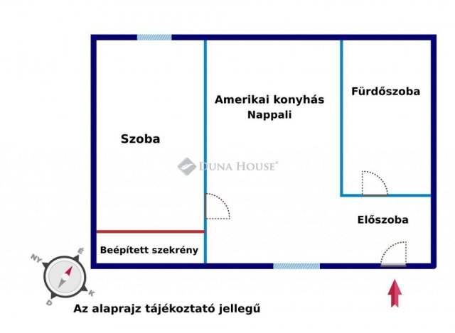 Eladó téglalakás, Budapesten, VI. kerületben 62.9 M Ft, 2 szobás