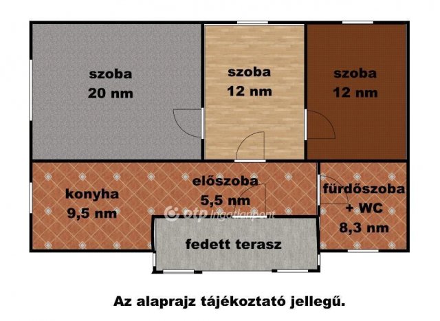 Eladó családi ház, Kenderesen 8.5 M Ft, 3 szobás