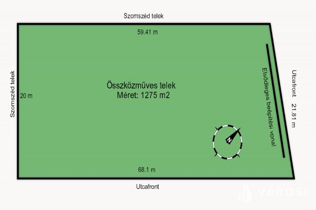 Eladó telek, Deszken 25.487 M Ft / költözzbe.hu