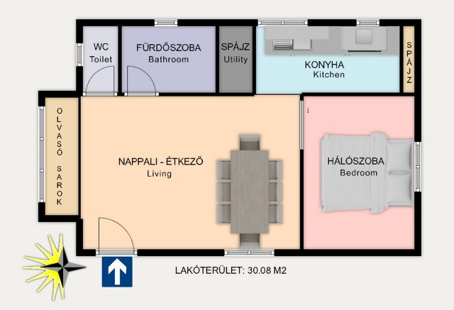 Eladó családi ház, Kiskunhalason 22.9 M Ft, 2 szobás