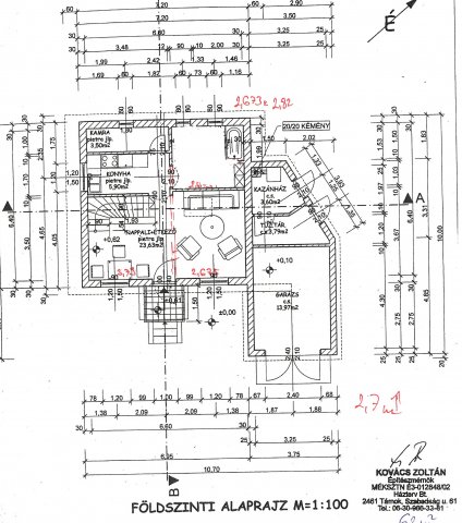 Eladó családi ház, Érden, Tollnok utcában 85.9 M Ft, 4 szobás