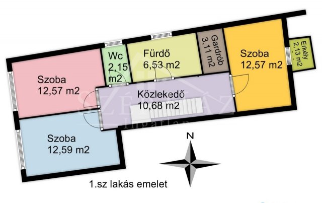 Eladó téglalakás, Pécsett 149.9 M Ft, 4 szobás