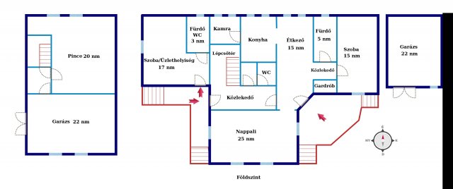 Eladó családi ház, Kerekegyházán 69 M Ft, 7 szobás