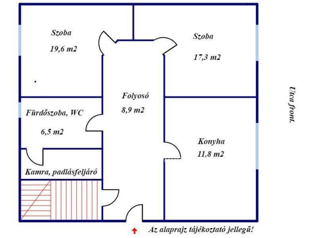 Eladó ikerház, Salgótarjánban 12.8 M Ft, 2 szobás