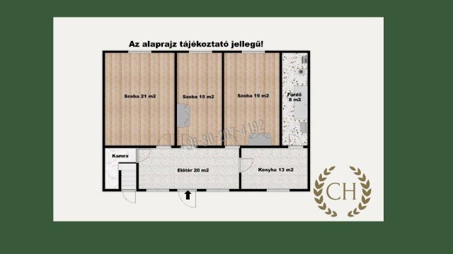 Eladó mezogazdasagi ingatlan, Szatymazon 39.5 M Ft, 3 szobás