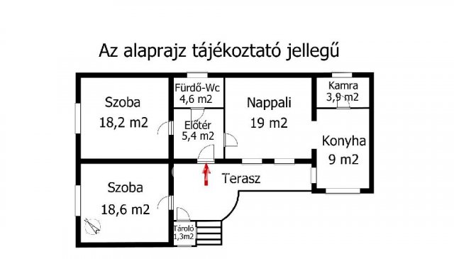 Eladó családi ház, Recsken 19.9 M Ft, 3 szobás