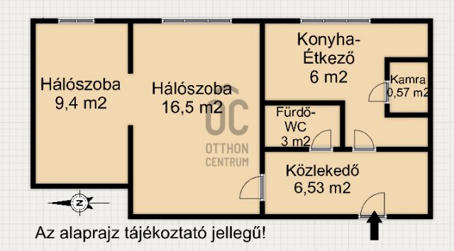 Eladó téglalakás, Nagykanizsán 19.9 M Ft, 2 szobás