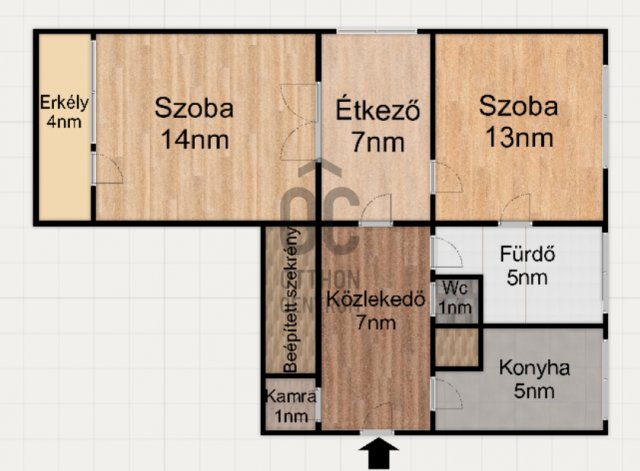 Eladó téglalakás, Budapesten, X. kerületben 42.9 M Ft, 2 szobás