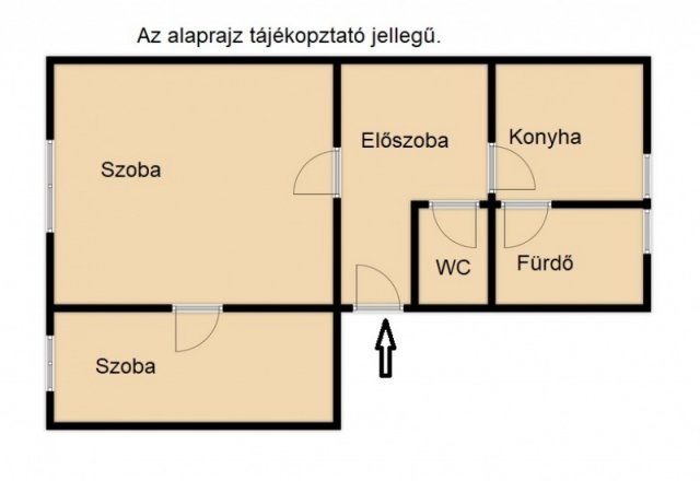 Eladó téglalakás, Szegeden 33.9 M Ft, 2 szobás