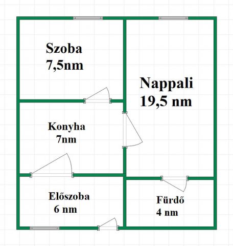Eladó téglalakás, Dunakeszin 41.9 M Ft, 2 szobás