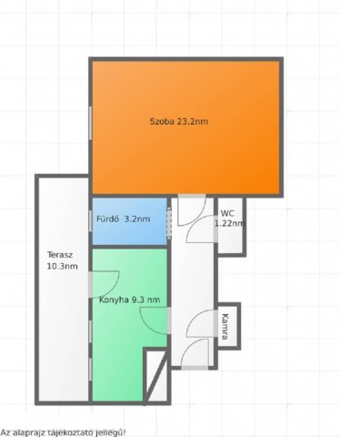 Eladó téglalakás, Salgótarjánban 11.99 M Ft, 1 szobás