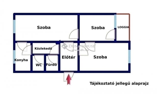 Eladó panellakás, Budapesten, III. kerületben 75 M Ft, 3 szobás