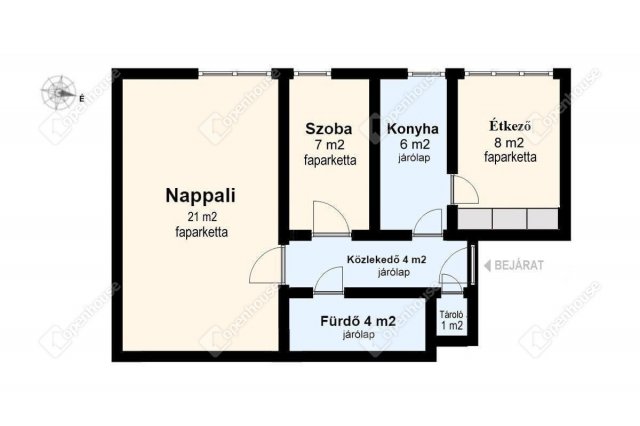 Kiadó téglalakás, albérlet, Miskolcon 120 E Ft / hó, 2+1 szobás