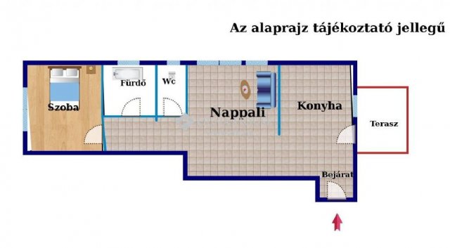 Eladó téglalakás, Szigetszentmiklóson 35.5 M Ft, 2 szobás