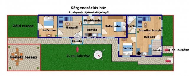 Eladó családi ház, XVIII. kerületben, Bercsényi Miklós utcában