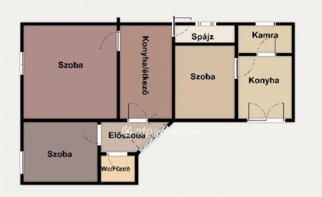 Eladó családi ház, Konyáron 14 M Ft, 2 szobás