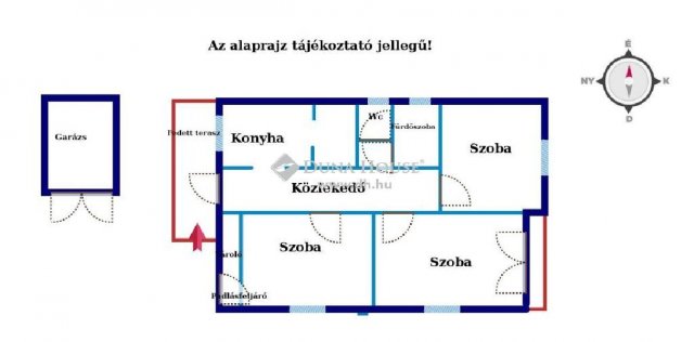 Eladó családi ház, Kéthelyen 44.9 M Ft, 3 szobás