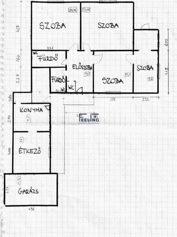 Eladó családi ház, Komáromban 49.9 M Ft, 3+1 szobás