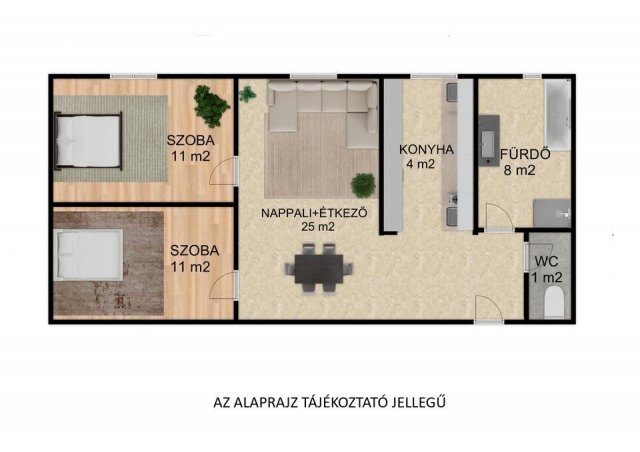 Eladó téglalakás, Békéscsabán 27.9 M Ft, 2 szobás