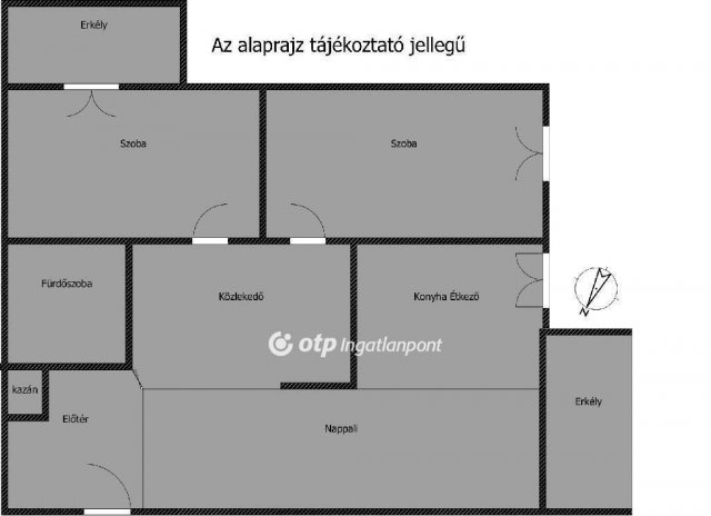 Eladó téglalakás, Szigetszentmiklóson 69.9 M Ft, 3 szobás