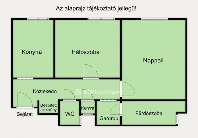 Eladó téglalakás, Budapesten, X. kerületben 51.9 M Ft, 2 szobás