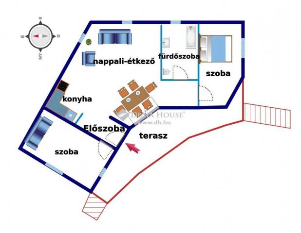 Eladó családi ház, Szigetmonostorban 124.5 M Ft, 3 szobás