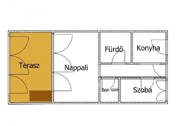 Eladó nyaraló, Mezőkövesden 39 M Ft, 1+3 szobás