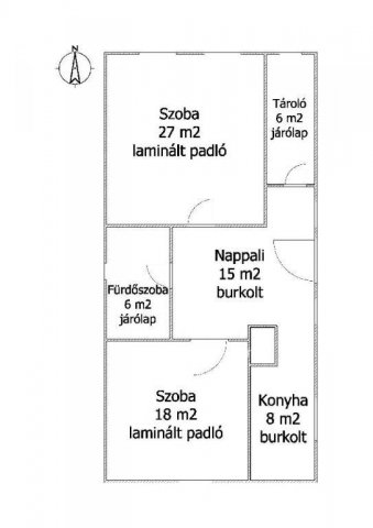 Eladó családi ház, Tokajban, Bocskai utcában 23.5 M Ft