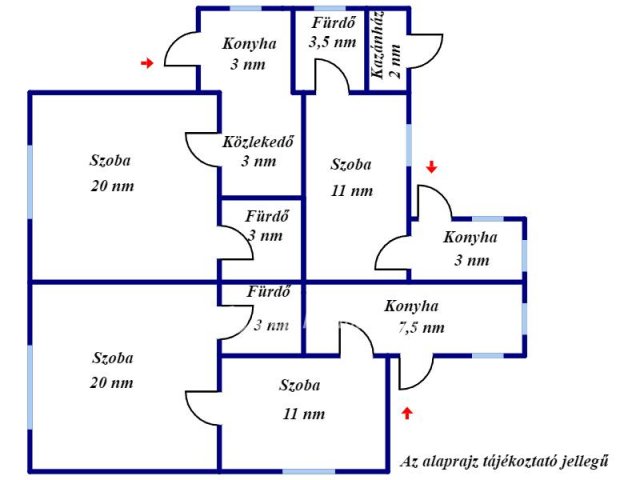 Eladó családi ház, Gyulán 56 M Ft, 2+2 szobás
