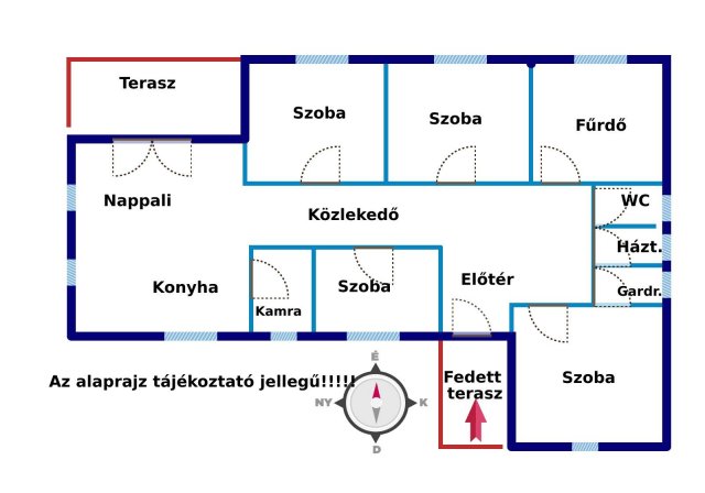 Eladó családi ház, Ráckevén 56.9 M Ft, 5 szobás