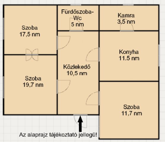 Eladó családi ház, Nagykállóban 32.9 M Ft, 3 szobás