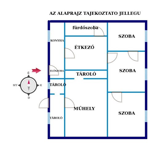 Eladó családi ház, Pusztaszabolcson 24.449 M Ft, 3 szobás