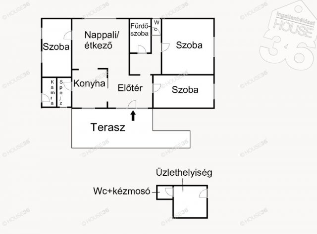 Eladó családi ház, Tiszaalpáron 27.5 M Ft, 3 szobás