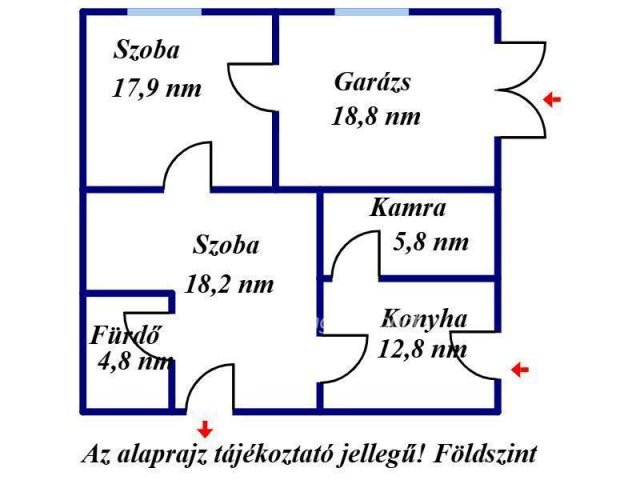 Eladó családi ház, Jászberényben 44.2 M Ft, 4+1 szobás