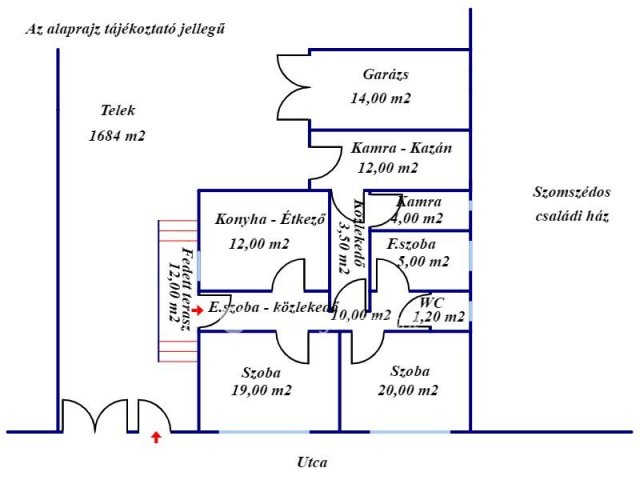 Eladó családi ház, Csorváson 21.5 M Ft, 2 szobás