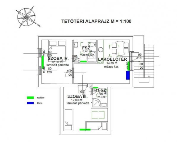 Eladó családi ház, Poroszlón 89 M Ft, 4 szobás