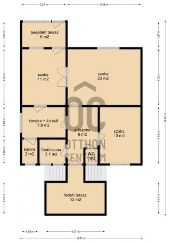 Eladó családi ház, Bánokszentgyörgyön 14.9 M Ft, 3 szobás