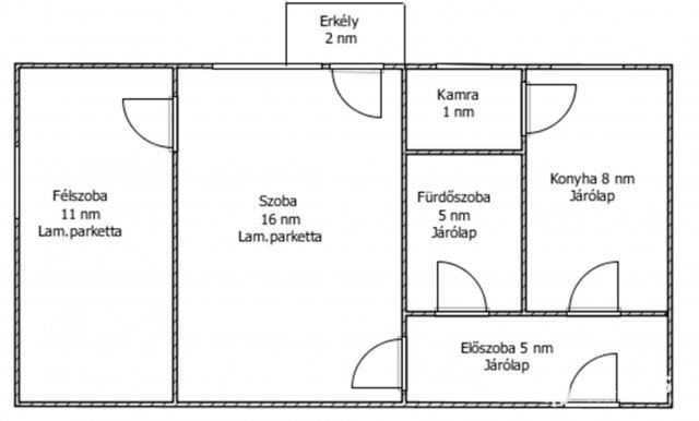 Eladó téglalakás, Salgótarjánban 19 M Ft, 2 szobás