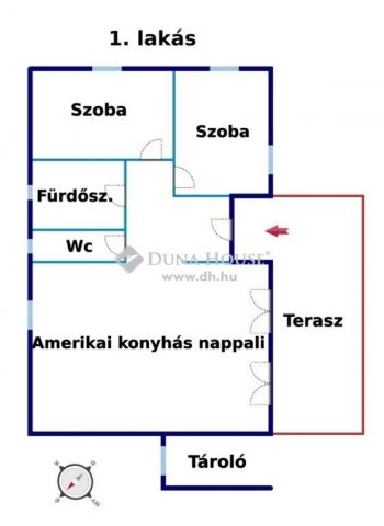 Eladó ikerház, Dabason 74.9 M Ft, 3 szobás / költözzbe.hu