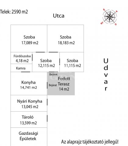 Eladó családi ház, Kisnémediben 41 M Ft, 4 szobás