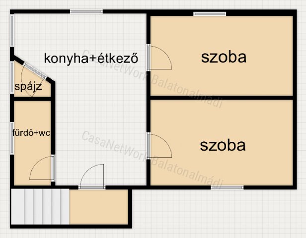 Eladó családi ház, Litéren 44.3 M Ft, 3 szobás
