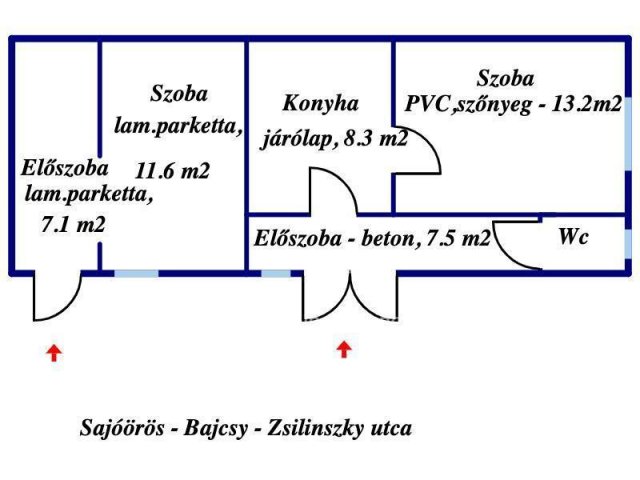 Eladó családi ház, Sajóörösön 9.9 M Ft, 2+1 szobás