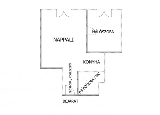 Eladó téglalakás, Egerben 42.5 M Ft, 1+1 szobás