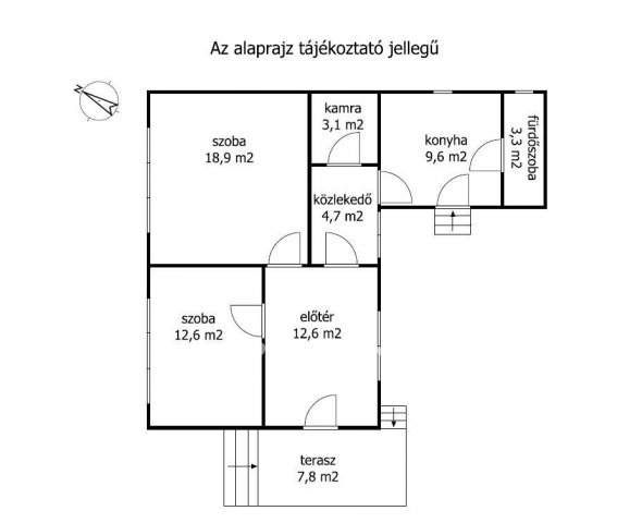 Eladó családi ház, Ádándon 20.49 M Ft, 3 szobás