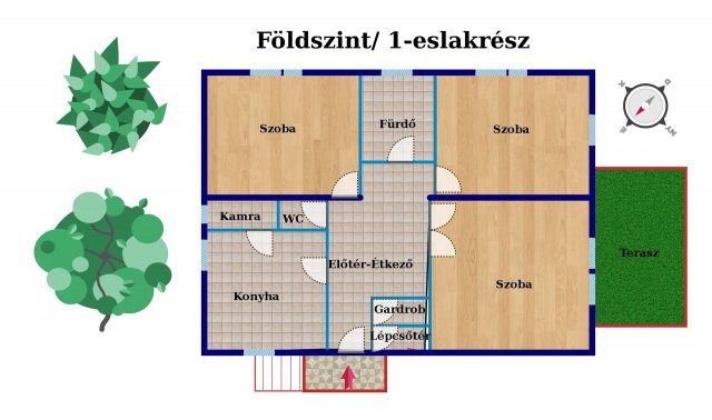 Eladó családi ház, Budapesten, XX. kerületben, Alkotmány utcában