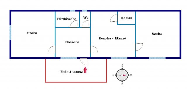 Eladó családi ház, Celldömölkön 11.9 M Ft, 2 szobás