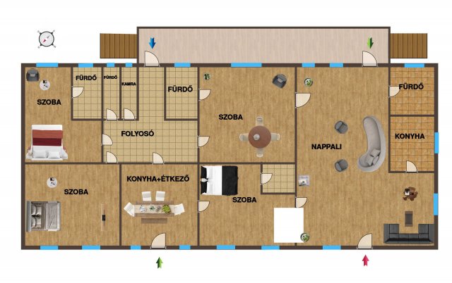 Eladó családi ház, Kőszegdoroszlón 59 M Ft, 6 szobás