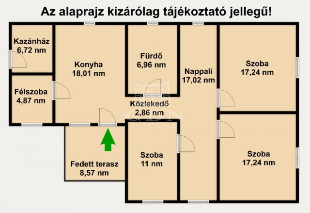 Eladó családi ház, Turán 22 M Ft, 3+1 szobás