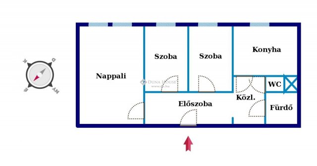 Eladó panellakás, Budapesten, XIX. kerületben 64.9 M Ft, 3 szobás